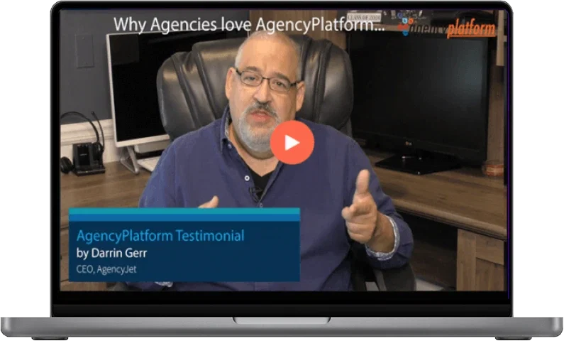 Darrin Gerr of AgencyJet in an agency partner testimonial.