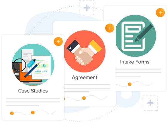 White Labeled case studies, agreement, intake forms